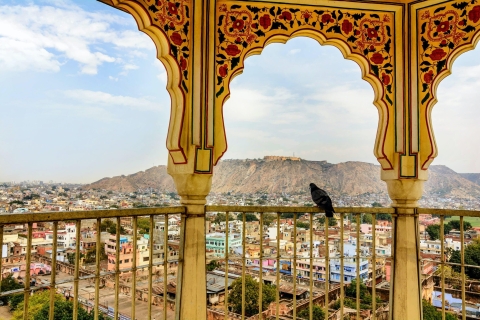 Z Jaipur: prywatny fort Amber, Jal Mahal i inne wycieczki samochodoweWycieczka all inclusive z opłatami za pomnik i lunchem