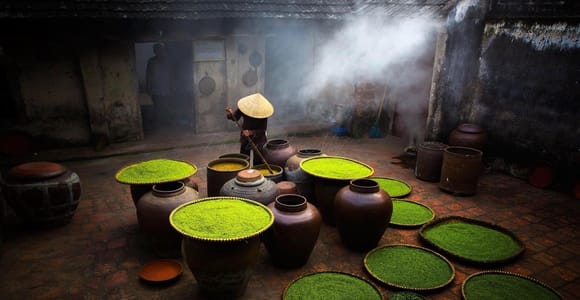 Hanoi: Duong Lam Village or Long Tien Cave & Incense Village