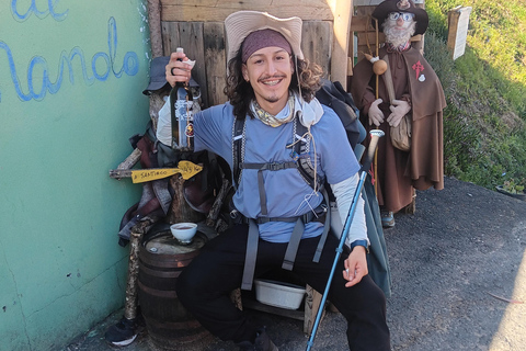 Roads from Tui to Santiago Compostela