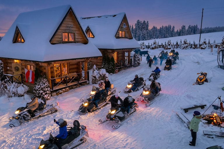 Krakow: Zakopane Tour with Snowmobiles & Bonfire Experience Krakow: %%OFF Zakopane Day Tour with Bonfire & Snowmobiles