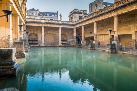 Fra Oxford: Dagsudflugt til Stonehenge og Bath med romerske bade