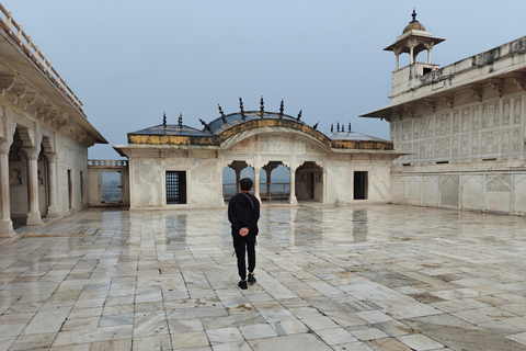 From Delhi: Taj Mahal Sunrise Tour with Elephant SOS Centres Tour with Car, Driver, Ticket, Guide & 5star Meals