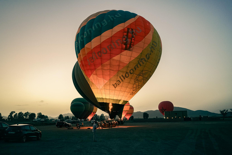 Marrakech: Hot Air Balloon Ride, rooftop view & Drone Video Sunrise Balloon Flight + Drone Video