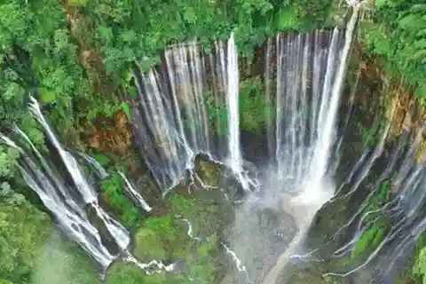 from malang : tumpak sewu waterfall with guide