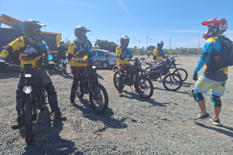 Maspalomas: begeleide offroad-tour op elektrische enduromotorenMaspalomas: Offroad-tour met gids op elektrische enduromotoren