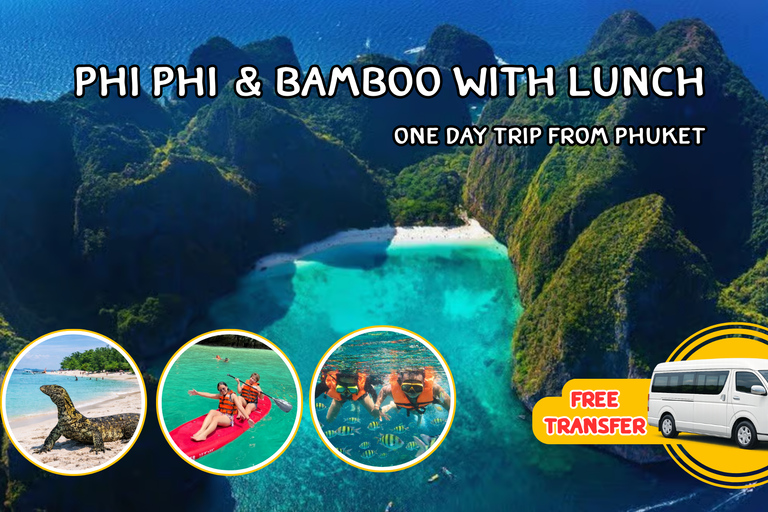 Phuket: Phi Phi Maya Bamboo and Khai Island Full-Day Trip