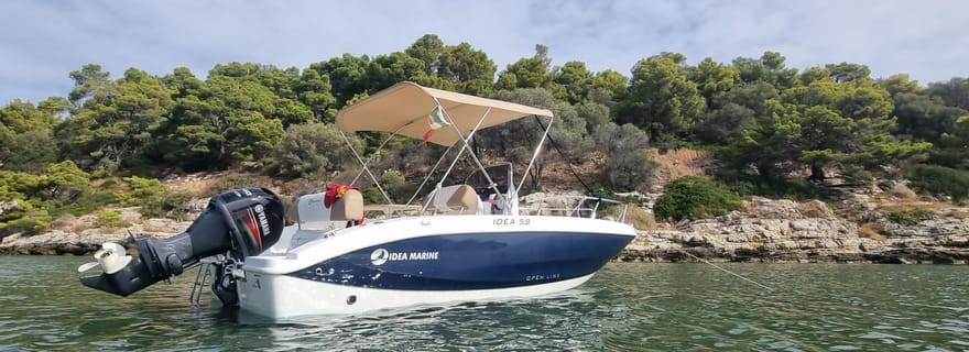 Excursion en bateau en soirée avec apéritif et coucher de soleil à Vieste