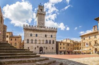 Ab Siena: San Gimignano und Montalcino mit Weinproben