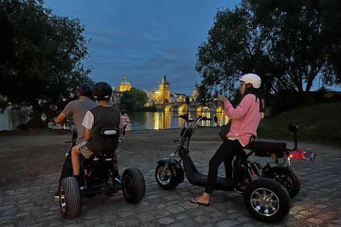 Prague: 2 hours FUN TRIKE tour in Prague with guide Prague: 2 hours FUN e-TRIKE tour with Guide
