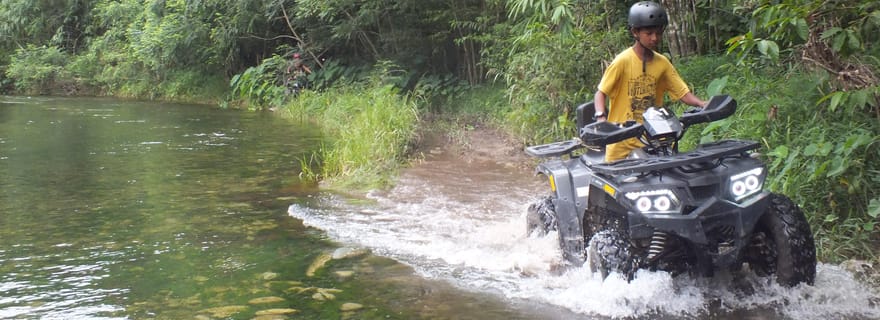 Demi-journée de quad et de tubing dans le cadre de l'aventure Khaolak
