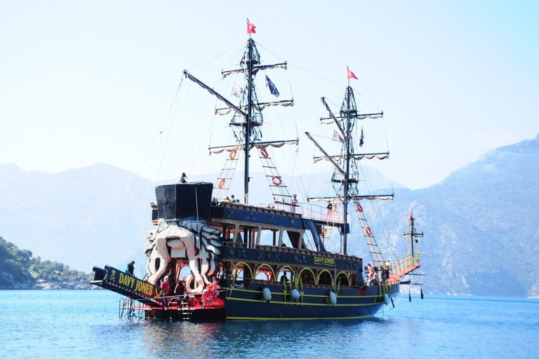 Marmaris: Pirate Boat Trip with Animation & Foam Party Pirate Boat Trip with Soft Drinks (No Transfer)