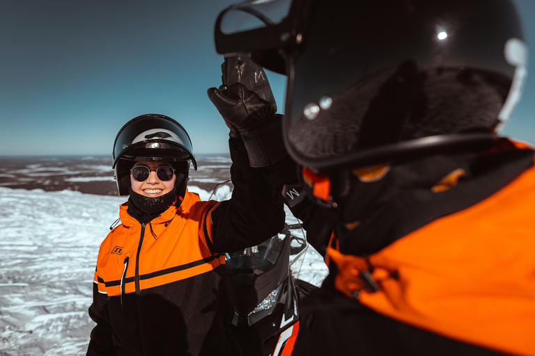 Levi: Full Day Snowmobile Safari to Wilderness