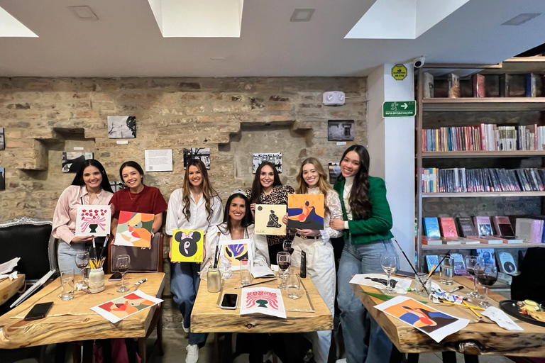 Bogotá: Painting Workshop with Welcome Drink