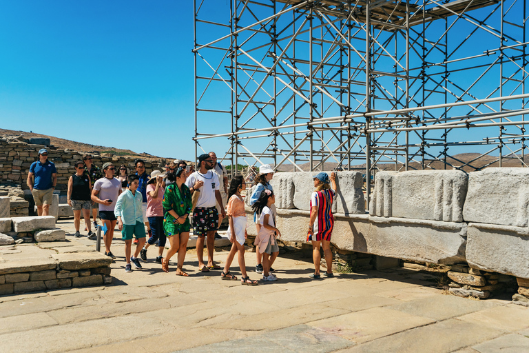 From Mykonos: Delos Guided Tour with Skip-the-Line Tickets Tour in Italian