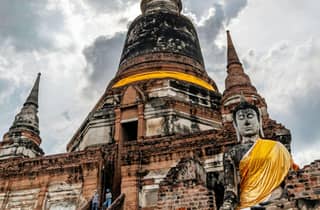 Von Bangkok aus: Ayutthaya Heritage Tour mit Bootsfahrt bei Sonnenuntergang