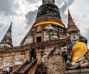 Desde Bangkok: Excursión por el Patrimonio de Ayutthaya con paseo en barco al atardecer