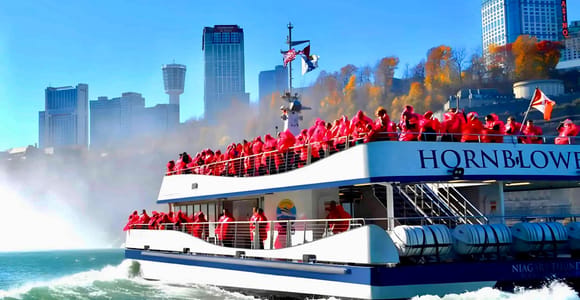 Toronto: Tagestour zu den Niagarafällen mit Bootsfahrt und Eintritt hinter die Wasserfälle
