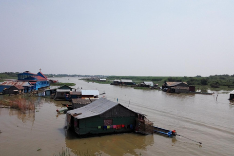 Siem Reap: Prek Toal Tonlé Sap Meer &amp; Battambang overnachtingSiem Reap: Prek Toal Tonlé Sap Meer terug naar Siem Reap