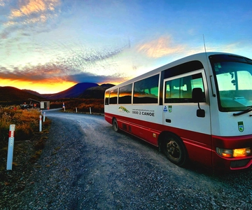 van Ketetahi: Tongariro Alpine Crossing Enkele reis shuttle