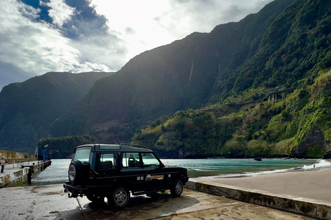 Unveil West Madeira: 4x4 Cliffs, Pools & Views Madeira Island full day 4x4 jeep tours