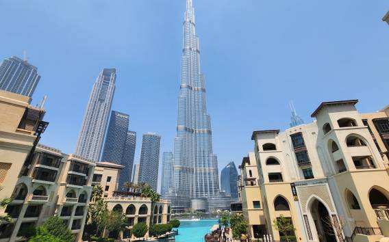 Dubai: Palm Jumeirah, Märkte und Blaue Moschee mit Führung