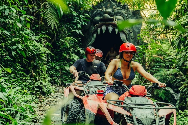 Ubud: Cave ATV, Lazy River Tubing & Zipline in Rice Terrace River Tubing only - No Other Activities