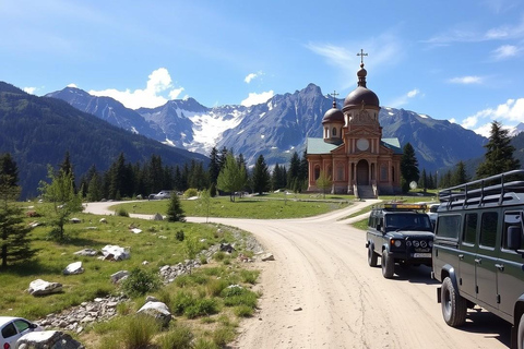 Från Tbilisi: Dagsutflykt till Kazbegi med Gergeti-kyrkan