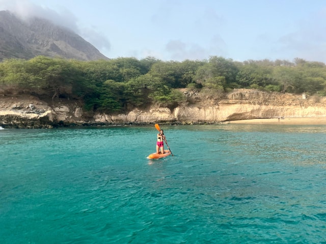 SUP Tarrafal: Stand Up Paddleboard Lesson & Tour
