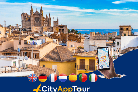 Palma de Mallorca en 1 Día: Tour a pie con guía digital9,95 € - Solo ticket de entrada