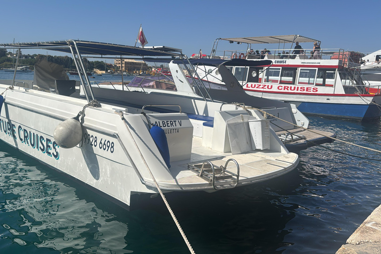 Sliema half day boat trip to comino and gozo