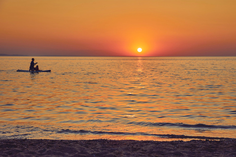 Saloniki: Halkidiki/Sithonia Swim, Sunset &amp; Olive Tour