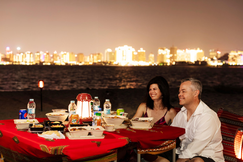 Doha: Private Dinner on Al Safliya Island