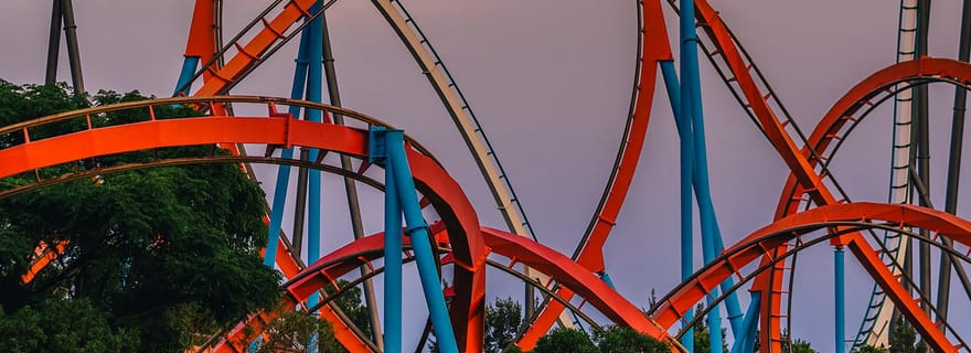 Salou : Caribe Aquatic & entrée nocturne au parc PortAventura
