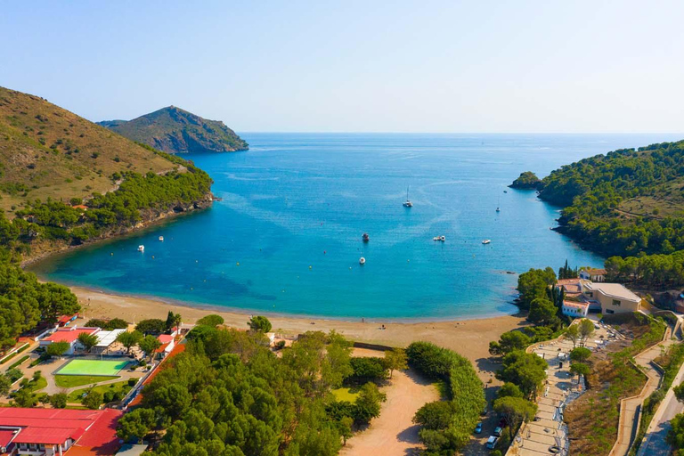 Roses: Excursión en catamarán por la Costa Brava con vistas submarinasDe Rosas