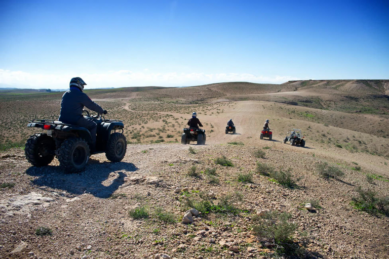 From Marrakech: Agafay Desert Quad & Camel Ride with Dinner Marrakech: Agafay Desert Quad & Camel Rides with Dinner Show