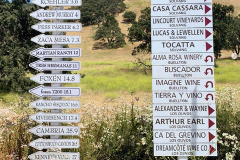 Santa Barbara Wine Country Vineyard & Village Shuttle & Tour