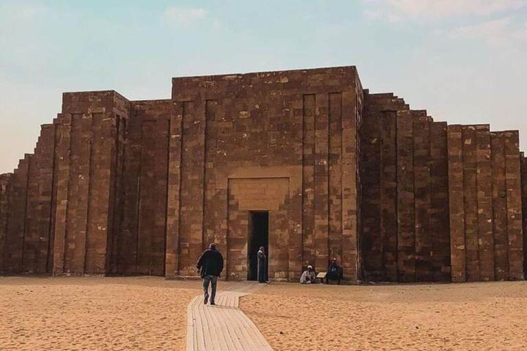 Cairo: Pirâmides, Memphis, Sakkara e Dahshur Aventura de luxoTour particular em vários idiomas com taxas de entrada