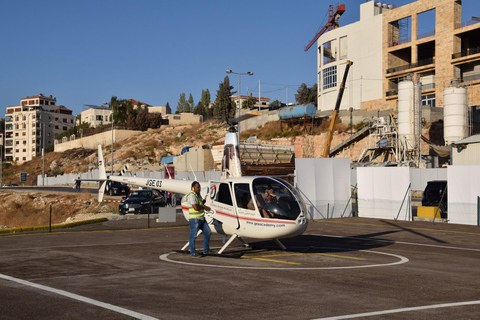 Amman: 12-Minute Helicopter Flight over City Landmarks