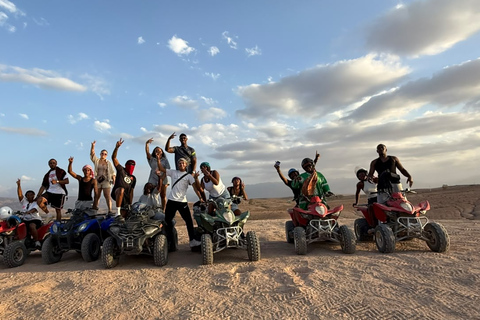 Marrakech: Agafay Desert Quad-and-Camel Safari & Dinner Show Marrakech: Agafay Desert Safari, Quad, Camel & Dinner Show