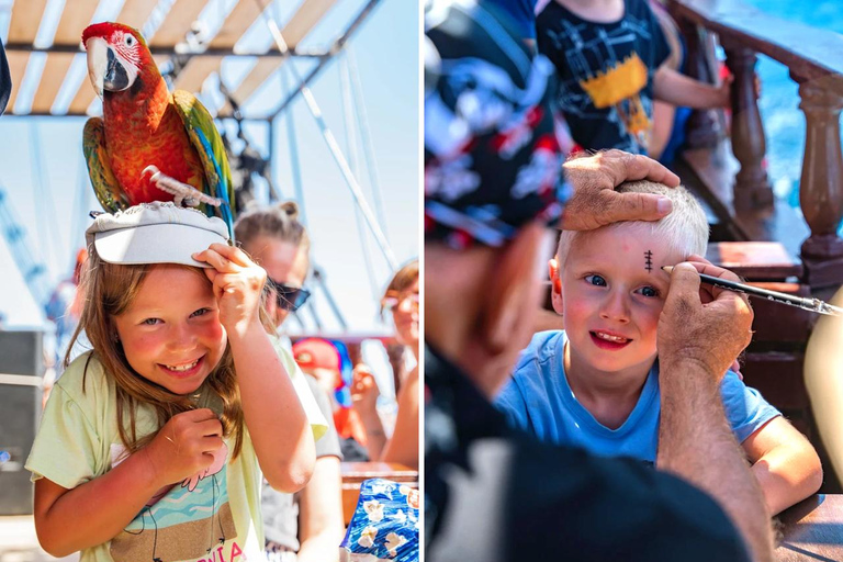 From Hersonissos: Half-Day Pirate Boat Trip with Lunch