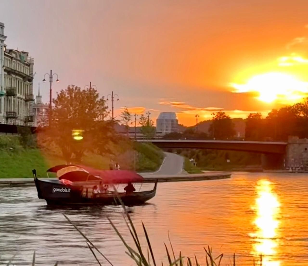 Vilnius: Gemeinsame Gondelfahrt im venezianischen Stil