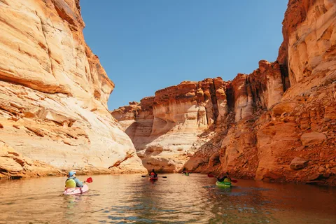 Page/Lago Powell: Excursión guiada en Kayak y Cañón del Antílope Acuático