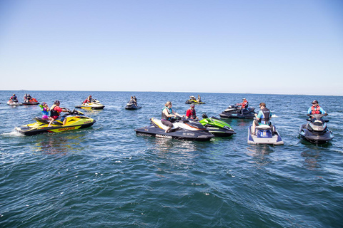 Doha Skyline Jet Ski Adventure: Ride the Arabian Gulf JetSki 30 minutes from meeting point