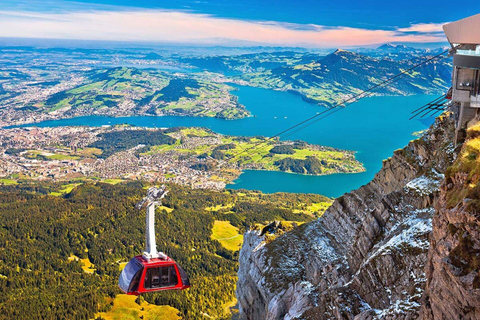 Vanuit Bazel: Vierwoudstedenmeer &amp; Pilatus in een privé dagtripVanuit Bazel: het Vierwoudstedenmeer en de Pilatus in een dagtrip met privévervoer