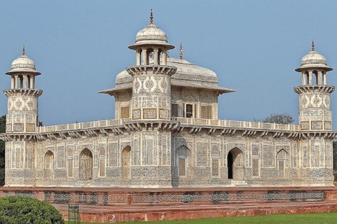 Desde Nueva Delhi: Excursión Privada en Coche al Amanecer por el Taj Mahal y el Fuerte