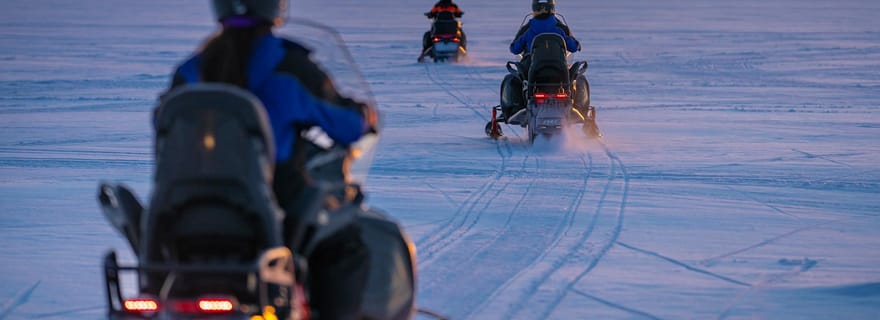 Kemi-Tornio : safari en motoneige au lever du soleil