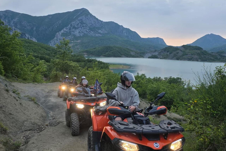 Tirana: Off-Road ATV Adventure to Bovilla Lake & Viewpoint From Tirana – ATV Tour with Pickup & Drop-off