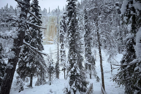 Rovaniemi to Ruka Roller Coaster & Korouoma Canyon Waterfall