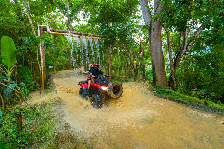 Puerto Vallarta: Jorullo Bridge ATV, Waterfall, Tequila Tour ATV Double Rider - Playa de Oro Meeting Point