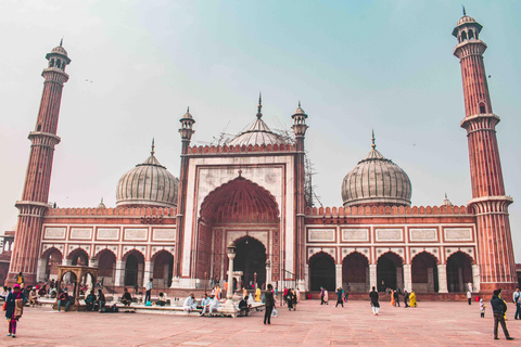 Tour a piedi della vecchia Delhi di 3 ore (gruppo) dal punto di incontro